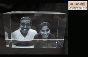 Rs. 50 to get 50% off on photo engraved 2D/3D crystals at Glow Gifts