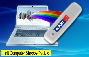 Rs. 1199 for Aircel data card (dongle) worth Rs. 1699 at Init Computer Shoppe Pvt. Ltd.