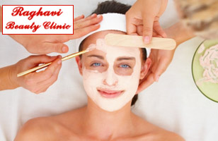 Rs. 299 for beauty services worth Rs. 1600 at Raghavi Beauty Clinic