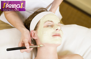 Rs. 399 for salon services worth Rs. 2750 at Spriings - Ladies Beauty Parlour