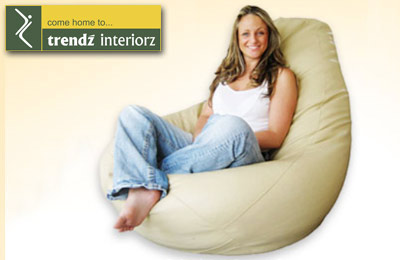 Rs 1400 for 1 XL size bean bag worth Rs 2575 at Trendz Interiorz 