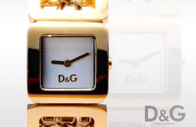 D&G 'Golden Diva' watch