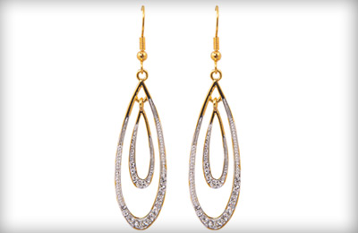 Double Drop Loop earrings