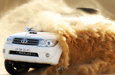 Dune Bashing in India