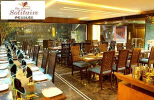 Rs. 259 for a veg/non-veg lunch buffet & 1 mocktail worth Rs. 472 at Pebbles