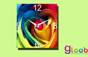 Rs. 799 for a decorative wall clock design by Gloob Decor worth Rs. 1499