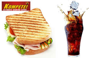 Rs. 99 for gaming with food worth Rs. 300 for two people at Kompete - Ultimate Gaming Adda 