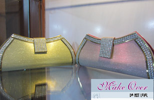 Rs. 40 gets you flat 40% off on clutches, hand bags at Make Over - Da Nxt Level 