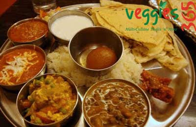 Rs. 30 to avail buy-1 get-1 on any thali at Veggies 365