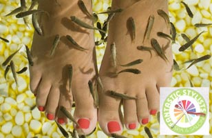 Rs. 140 for 30-minute Fish Spa Therapy worth Rs. 300 at Fantastic Stylists Spa & Salon 
