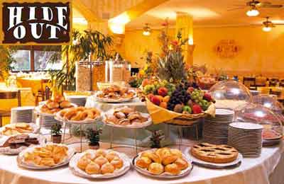 Rs. 259 for lunch buffet (veg / non-veg) worth Rs. 387 at Hide Out