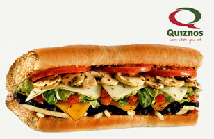 Rs. 39 gets you flat 40% off on total bill amount at Quiznos