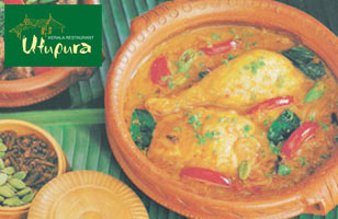 Rs. 55 to avail 40% off on a-la-carte at Utupura Kerala Restaurant