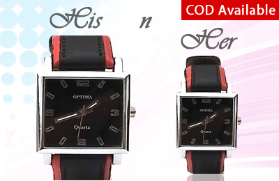 Optima His 'N' Her watch set