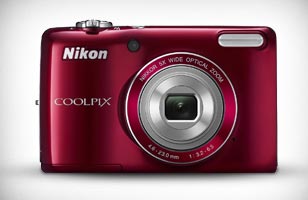 Nikon Coolpix L26 16.1 MP Point & Shoot (Red)