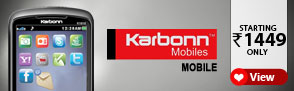 Karbonn Mobiles Starting Rs 1449 only
