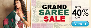 Upto 40% off - Grand Saree Sale
