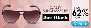 Flat 62% off Joe Black Sunglasses