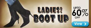 Upto 60% off Ladies Boots