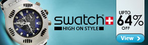Upto 64% off Swatch Luxury Watch