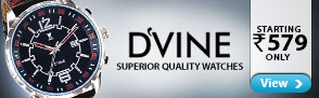 D'Vine Quality Watches - Starting Rs. 579