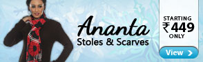 Ananta Stoles and Scarves - Starting Rs. 449