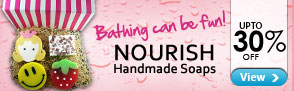 Upto 30% off Nourish Handmade Soaps