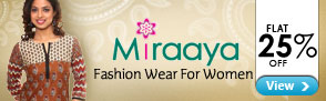 Flat 25% off Miraaya Women Wear
