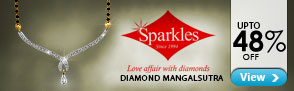 Upto 48% off Diamond Mangalsutras