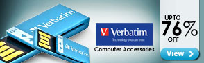 Upto 76% off Verbatim Computer Accessories