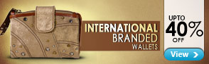 Upto 40% off International Branded Wallets