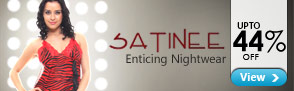 Satinee Enticing Nightwear ? Upto 44% off