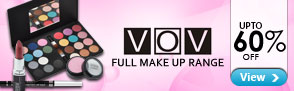 VOV cosmetics upto 60% off.