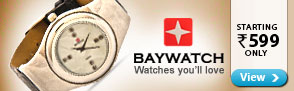Baywatch  watahes starting Rs 599 only!!!