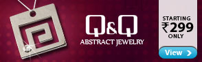 Q & Q jewelry starting Rs.299