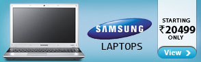 Samsung Laptops starting Rs.20499 only