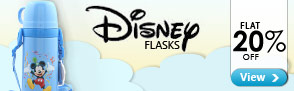 Disney Kids Flask flat 20% off