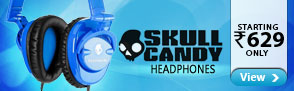 Skull Candy Headphones - Starting Rs.629