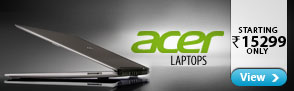 Acer Laptops - Starting Rs.15,299