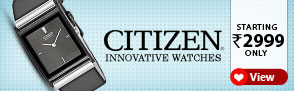 Citizen Watches Starting Rs 2999 only