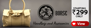 Handbags & Accessories from Borse starting Rs 299 only