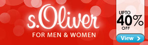 S.Oliver for Men & Women ? Upto 40% off