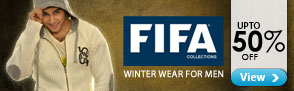 Upto 50% off FIFA Winter Wear for Men