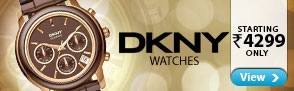 DKNY Watches - starting Rs. 4299