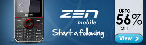 Upto 56% off Zen mobiles