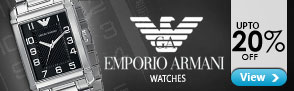 Upto 20% off Armani Watches