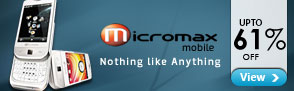 Upto 61% off on Micromax mobile