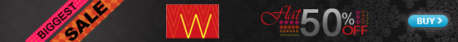 Flat 50% off on W Women's wear