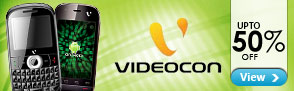 Upto 50% off Videocon Mobiles