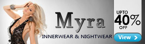 Upto 40% off Myra Lingerie